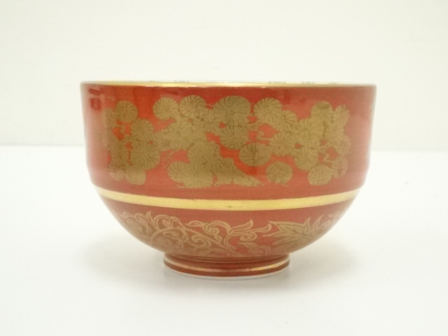 ⭐絶品！一点物 江戸時代 朱赤楽茶碗 茶道具 抹茶盌 古美術品 レア物 骨董品 ⭐絶品！一点物 江戸時代 朱赤楽茶碗 茶道具 抹茶盌 古美術品 レア物
